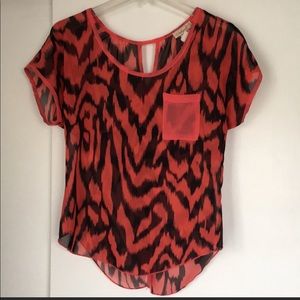 April U.S.A. Top ~ Sheer Material